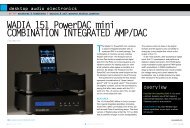 wAdIA 151 PowerdAC mini CoMBINAtIoN INtEgrAtEd AMP/dAC