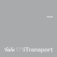 Wadia 171i Transport Manual