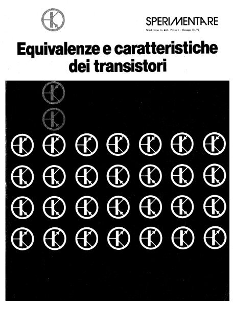 Equivalenze e caratteristiche dei transistori