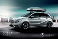 Genuine accessories for the B-Class
