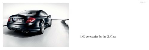 The AMG accessories range