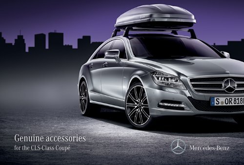 Genuine accessories for the CLS-Class CoupÃ©