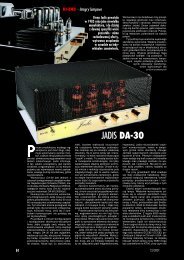 JADIS DA−30 - Grobel Audio - Dystrybutor sprzętu Hi-Fi