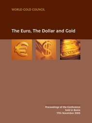 The Euro, The Dollar and Gold - World Gold Council