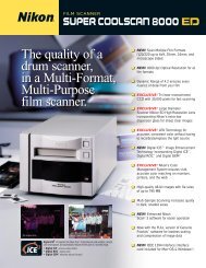 The quality of a drum scanner, in a Multi-Format, Multi-Purpose film ...