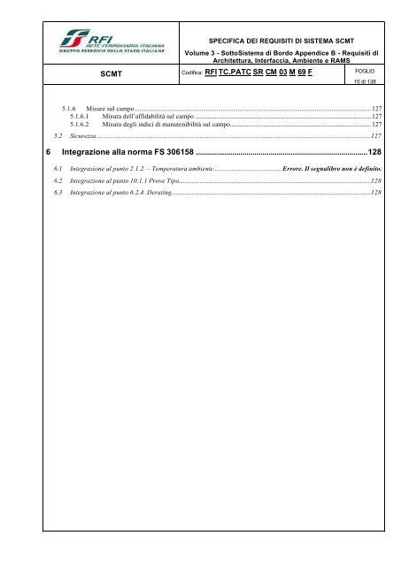 RFI TC.PATC SR CM 03 M 69