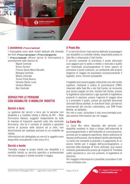 Carta Servizi 2011 DPNI - Trenitalia