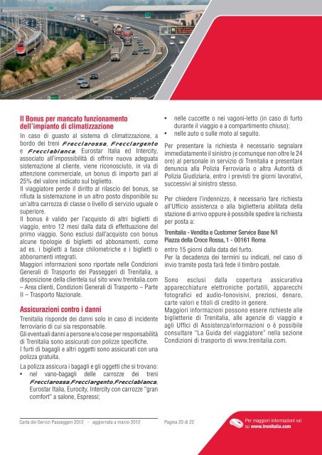 Carta Servizi 2011 DPNI - Trenitalia