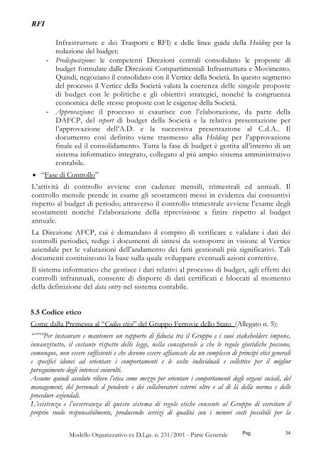 1. Il Decreto Legislativo n. 231/2001 - Trenitalia