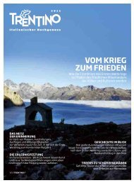 VOM KRIEG ZUM FRIEDEN - Trentino SpA