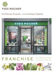 FRANCHISE - Yves Rocher
