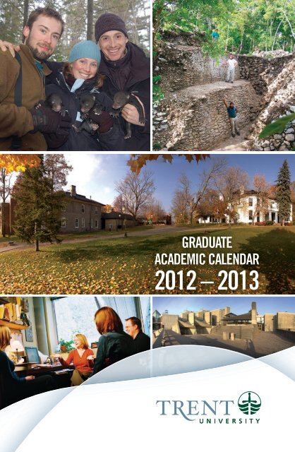 Graduate academic calendar 2012 - 2013 - Trent University