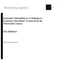 Economic Nationalism as a Challenge to ... - Trent University