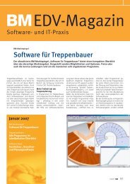 Software fÃ¼r Treppenbauer - Trepcad