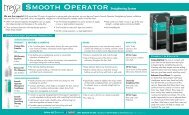 SMOOTH OPERATOR Straightening System CONSULT ... - Tressa