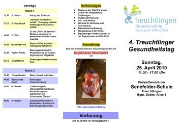 Flyer (pdf-Fomat). - Stadt Treuchtlingen