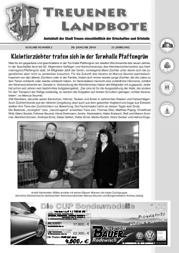 Ausgabe 02 / 2014 - Treuen