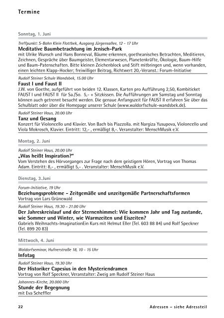 Ausgabe 06/2008 - Gemeinnützige Treuhandstelle Hamburg e.V.