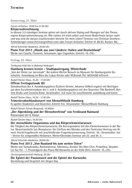 Ausgabe 03/2013 - Gemeinnützige Treuhandstelle Hamburg e.V.