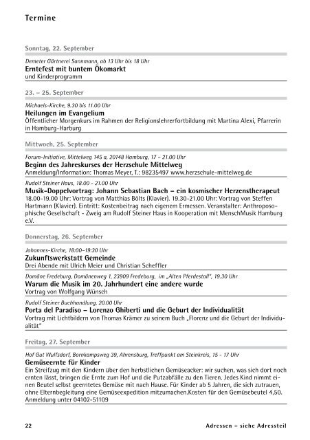 Ausgabe 09/2013 - Gemeinnützige Treuhandstelle Hamburg e.V.