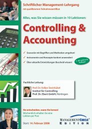 Controlling & Accounting - Dipl.-Kfm. Jochen Treuz