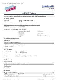 Product Safety Data Sheet W E N O L 21116/440101/307 W E N O L