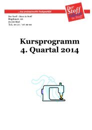 Kursprogramm Kiel 4 / 2014