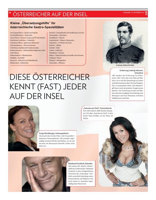 Die Inselzeitung Mallorca Oktober 2014 