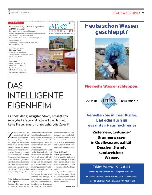 Die Inselzeitung Mallorca Oktober 2014 