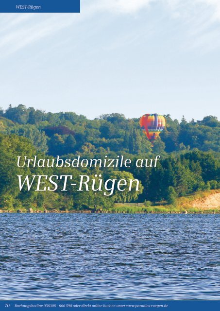 Ferienwohnungen und Ferienhäuser auf Rügen