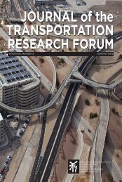 Download the Journal - Transportation Research Forum