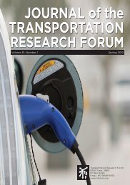 Download the Journal - Transportation Research Forum