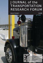 Download the Journal - Transportation Research Forum