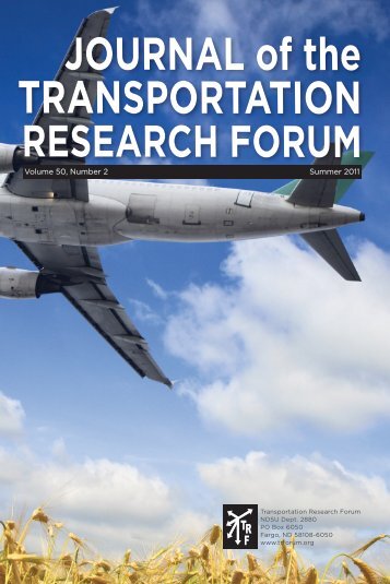 Download the Journal - Transportation Research Forum