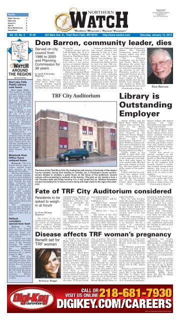 the classifieds - Thief River Falls Times & Northern Watch