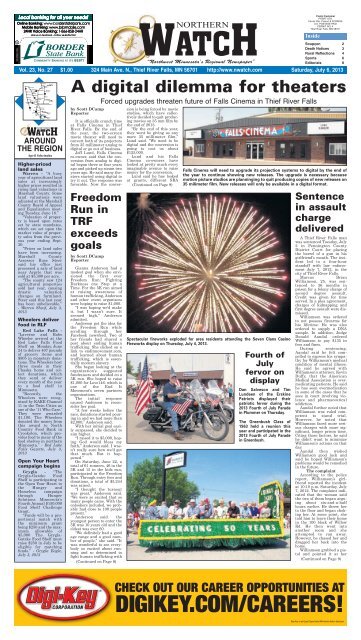 1 - Thief River Falls Times & Northern Watch