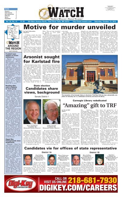 1 - Thief River Falls Times & Northern Watch