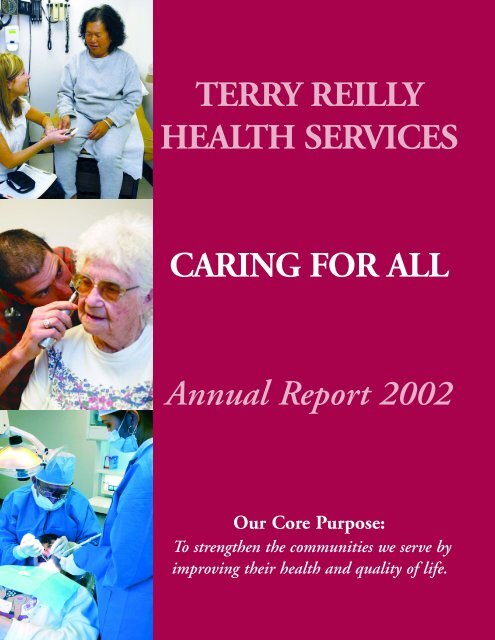Annual Report 2002 - Terry Reilly Health Services