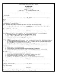 Cover Letter - Cuyahoga Community College