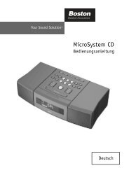 Bedienungsanleitung CD Recepter