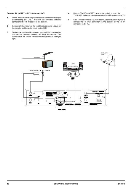 Operators manual for the 645 decode - UEC Technologies
