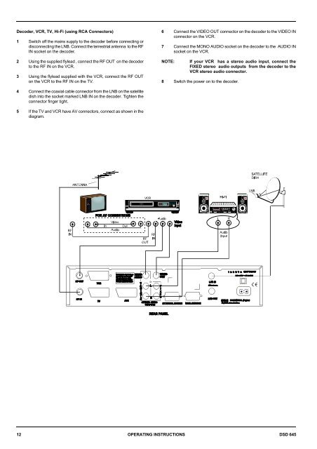 Operators manual for the 645 decode - UEC Technologies