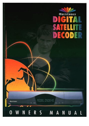 Operators manual for the 660 decoder - UEC Technologies
