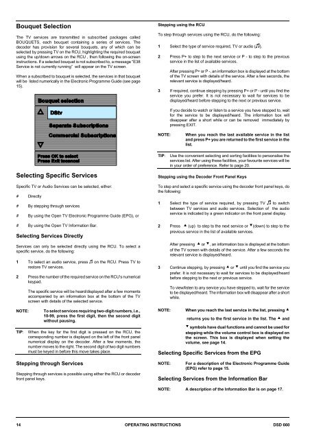 Operators manual for the 660 decoder - UEC Technologies