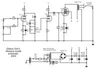 Gibson GA-5 Reissue model schematic 2004 - The Blue Guitar