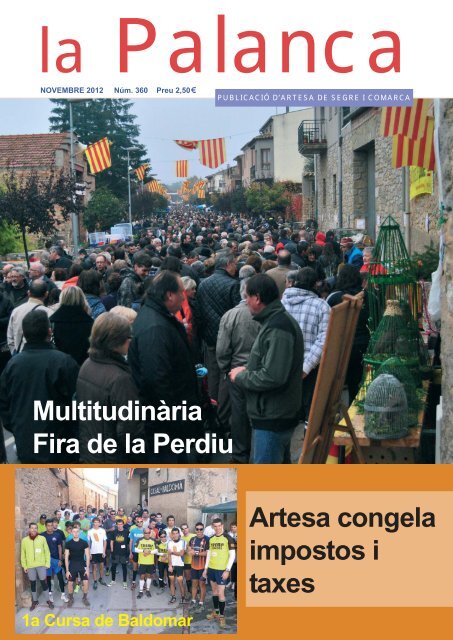 MultitudinÃ ria Fira de la Perdiu Artesa congela ... - La Palanca