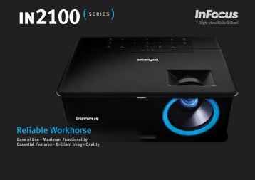 Infocus Mobile Projector IN2114 Data Sheet - Pacific Hi Fi Liverpool