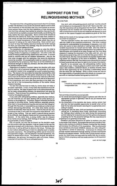 Articles Book III - Pg 300-560 (Birthparents) - triadoption