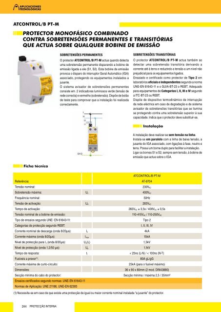 Protecao contra o raio At3w