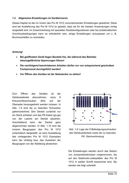 Bedienungsanleitung - Klein + Hummel